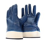Nitrile Canvas Glove Factory - OEM Oil-resistant Big Mouth Full Dipping