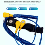 ESD Wrist Strap Manufacturer - OEM Blue Anti-Static Colorful Conductive