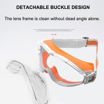 Safety Glasses Factory - OEM Eye Protection Transparent Anti Scratch Dust