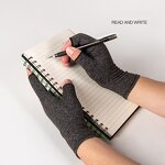 Compression Gloves Factory - OEM Copper Men Women Half-Finger Magnetic Therapy