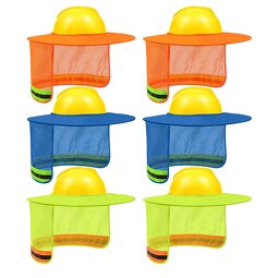 Reflective Hard Hat Manufacturer - OEM High Visibility Full Brim Mesh Sunshade