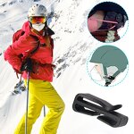 Helmet Face Strap Holder Manufacturer - OEM Silicone Anti-Slip Ski with Ear Hook