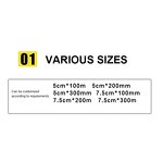 Safety Warning Tape Factory - OEM Customized Logo Yellow 75mm PVC