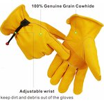 Leather Driver Gloves Factory - OEM Grain Cow Leather Keystone Thumb Rigger
