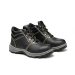 Leather Safety Shoes Manufacturer - OEM Men's Ankle High Steel Toe Acid-Resistant