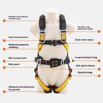 Full Body Safety Harness Factory - OEM Industrial CE Fall Arrester 5-Point