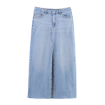 Women's Skirt Manufacturer - OEM High Waist Denim A-Line Skirt