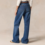 Women's Jeans Factory - Custom Retro Loose Denim Pants