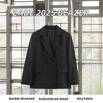 Women's Blazer Manufacturer - OEM Commuter Double Breasted Jacket