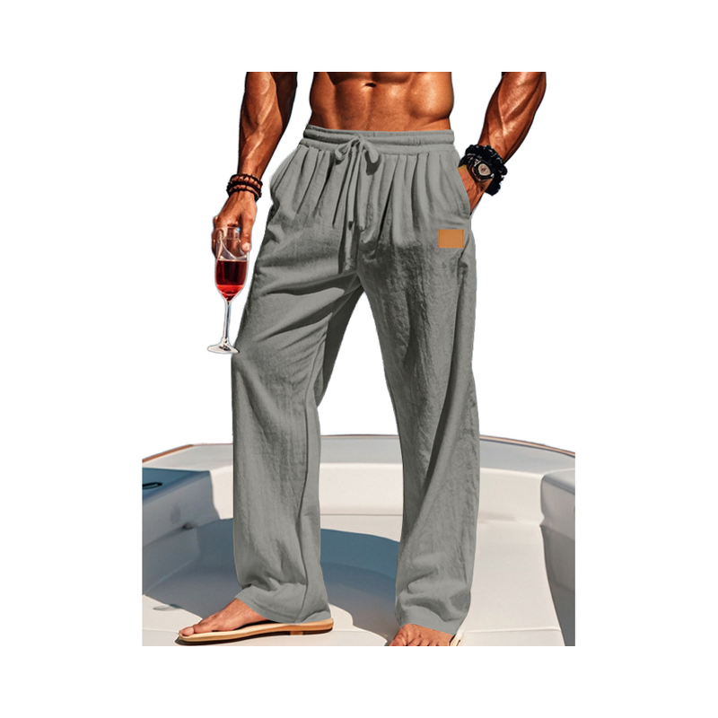 Men's Casual Pants Supplier - OEM Loose Straight Sweatpants
