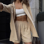 Women's Set Manufacturer - OEM Casual Short Sleeve Two-Piece Set