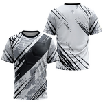 Men's T-Shirt Manufacturer - Custom Gradient Striped Jersey Top