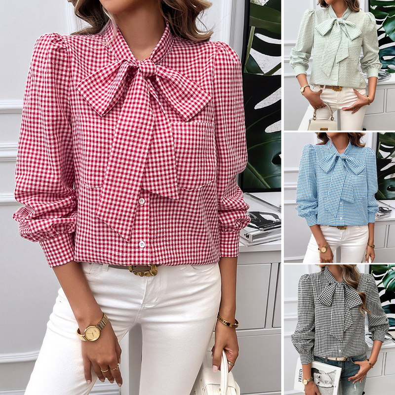 Women's Blouse Manufacturer - OEM Casual Loose Candy Color Shirt