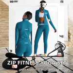 Women's Yoga Set Manufacturer - Custom High Waist Leggings Set