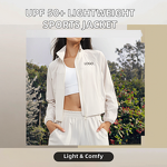 Women's Sports Jacket Manufacturer - OEM Lightweight UPF 50+ Jacket