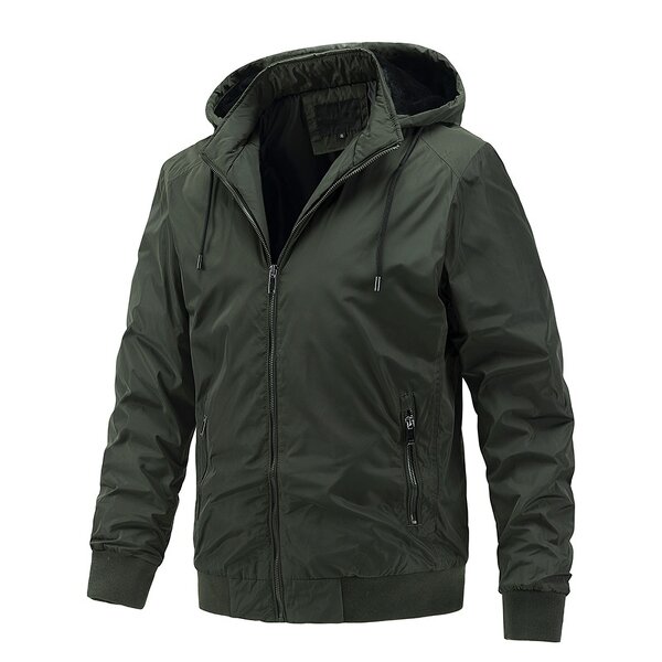 Men's Coat Factory - Custom Windproof Hooded Jacket