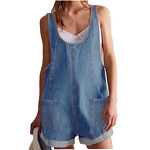 Women's Jumpsuit Supplier - Custom Denim Romper Overalls