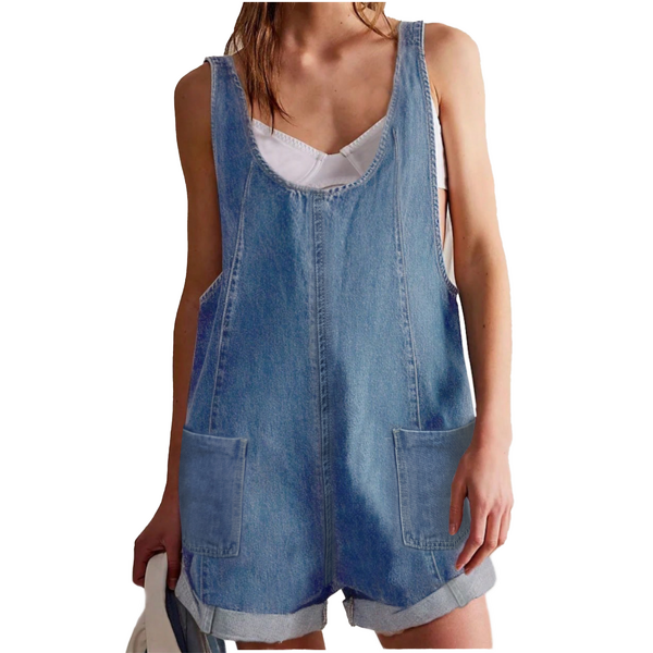 Women's Jumpsuit Supplier - Custom Denim Romper Overalls