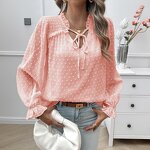 Women's Shirt Supplier - Custom Elegant Jacquard Top