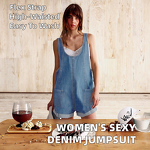 Women's Jumpsuit Supplier - Custom Denim Romper Overalls