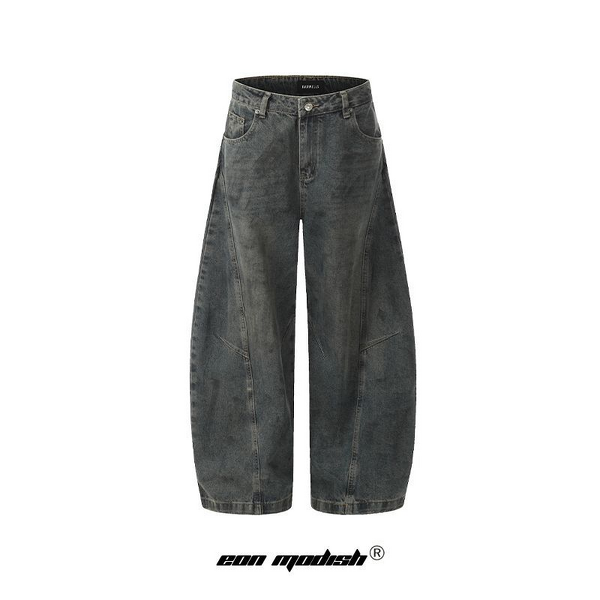 Men's Jeans Supplier - OEM Retro Straight Casual Denim