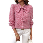 Women's Blouse Manufacturer - OEM Casual Loose Candy Color Shirt