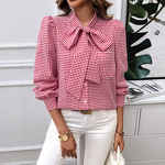 Women's Blouse Manufacturer - OEM Casual Loose Candy Color Shirt