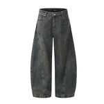 Men's Jeans Factory - OEM Retro Medium Wash Straight Jeans