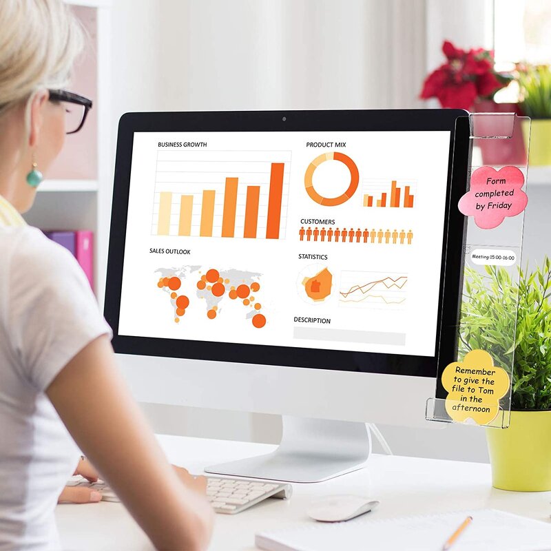 Monitor Memo Board Factory - Custom Transparent Phone Holder