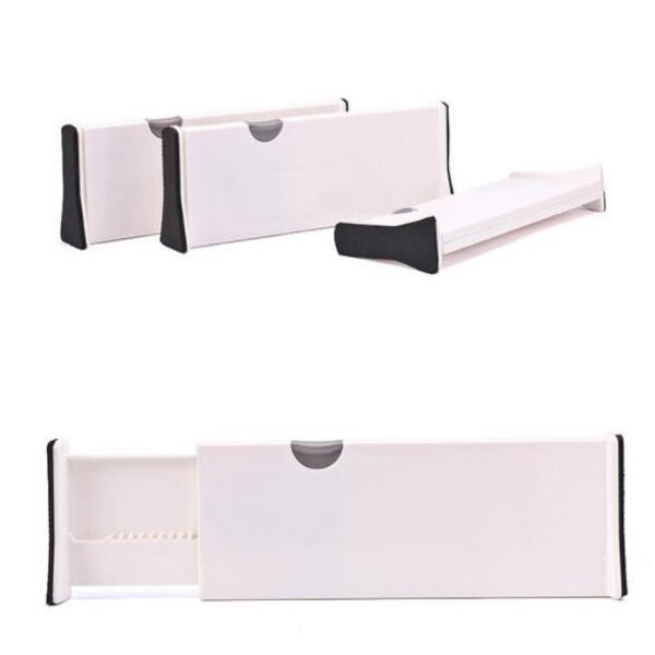 Drawer Divider Manufacturer - Custom Adjustable Plastic White