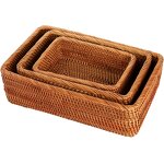 Woven Rattan Basket Factory - Custom Handmade Rectangular
