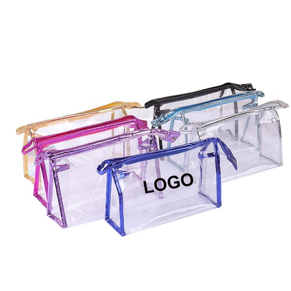 PVC Pouch Factory - Custom Clear Zippered Cosmetic Bag