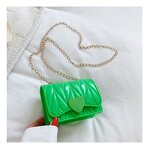 Shoulder Bag Manufacturer - OEM Plaid Heart Shape Messenger