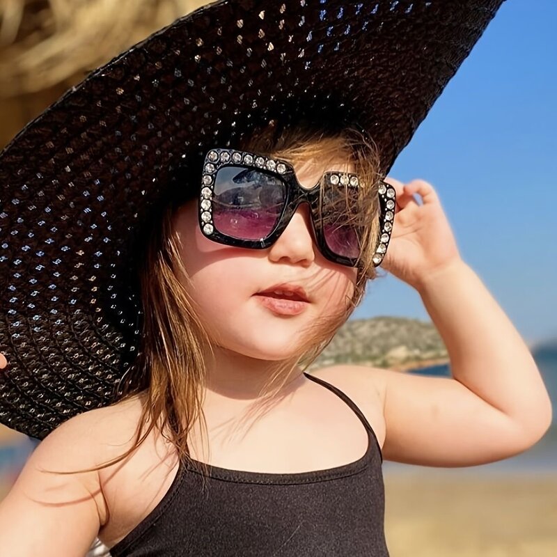 Kids Sunglasses Manufacturer - OEM Heart Rhinestone Love Eyewear