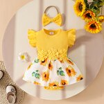 Baby Girl Dress Supplier - OEM Summer Sleeveless Floral Dress