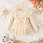 Baby Girl Dress Factory - OEM Floral Lace Princess Jumpsuit