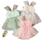 Baby Girl Jumpsuit Supplier - OEM Toddler Flower Printed Romper