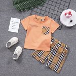 Baby Boy Outfit Manufacturer - OEM Casual Solid Color Set