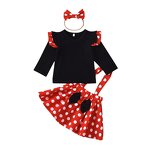 Girls 3-Piece Set Factory - OEM Casual Long Sleeve Top & Skirt