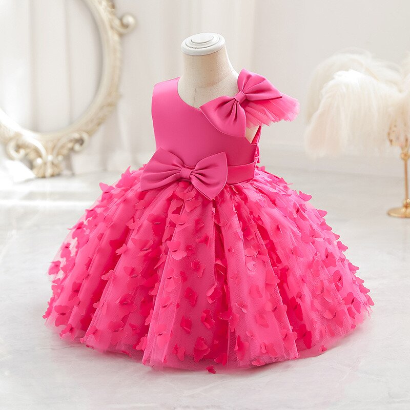 Baby Girl Dress Factory - OEM Crocheted Butterfly Tutu Dress