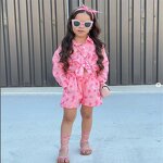 Girls Clothing Set Factory - OEM 2Pcs Crop Top Long Skirt