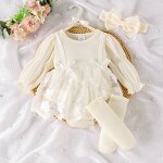Baby Girl Dress Manufacturer - OEM Hare Mesh Long Sleeve Dress