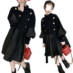 Girls Dress Supplier - OEM Autumn Knitted Pleated Skirt