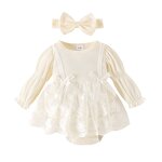 Baby Girl Dress Manufacturer - OEM Hare Mesh Long Sleeve Dress