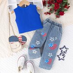 Girls Clothing Set Factory - OEM Pink 2pcs Summer Wear Set