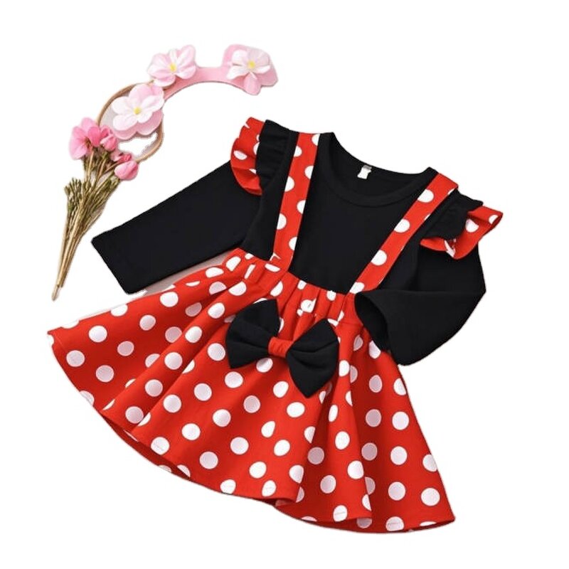 Girls 3-Piece Set Factory - OEM Casual Long Sleeve Top & Skirt