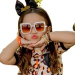 Kids Sunglasses Manufacturer - OEM Heart Rhinestone Love Eyewear
