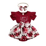 Baby Girl Clothing Set Factory - OEM 12 Months Letter Print Set