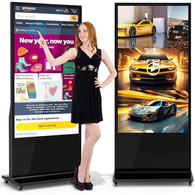 Advertising Machine Factory - 55 Inch Vertical LED Display