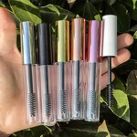 Mascara Tube Factory - Pink Custom Empty with Brush Round